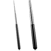 2 Pack Wire Looping Wrapping Step, Coil Jig Tool Set Mandrel Stainless Steel Micro 1.5mm-10mm Wire Looping Winding Rod Metal Jewelry Forming Tool for Round Loop Jump Ring DIY Jewelry Making, 10 Sizes