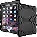 iPad 9.7 2017 / 2018 Case,Cantis Tough Rugged Heavy Duty Armour Shockproof Bumper Full Body Protective Cover With Kickstand for Apple iPad 6th generation / iPad 5th generation (back)