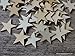50 Small 1 inch Size Wood Stars
