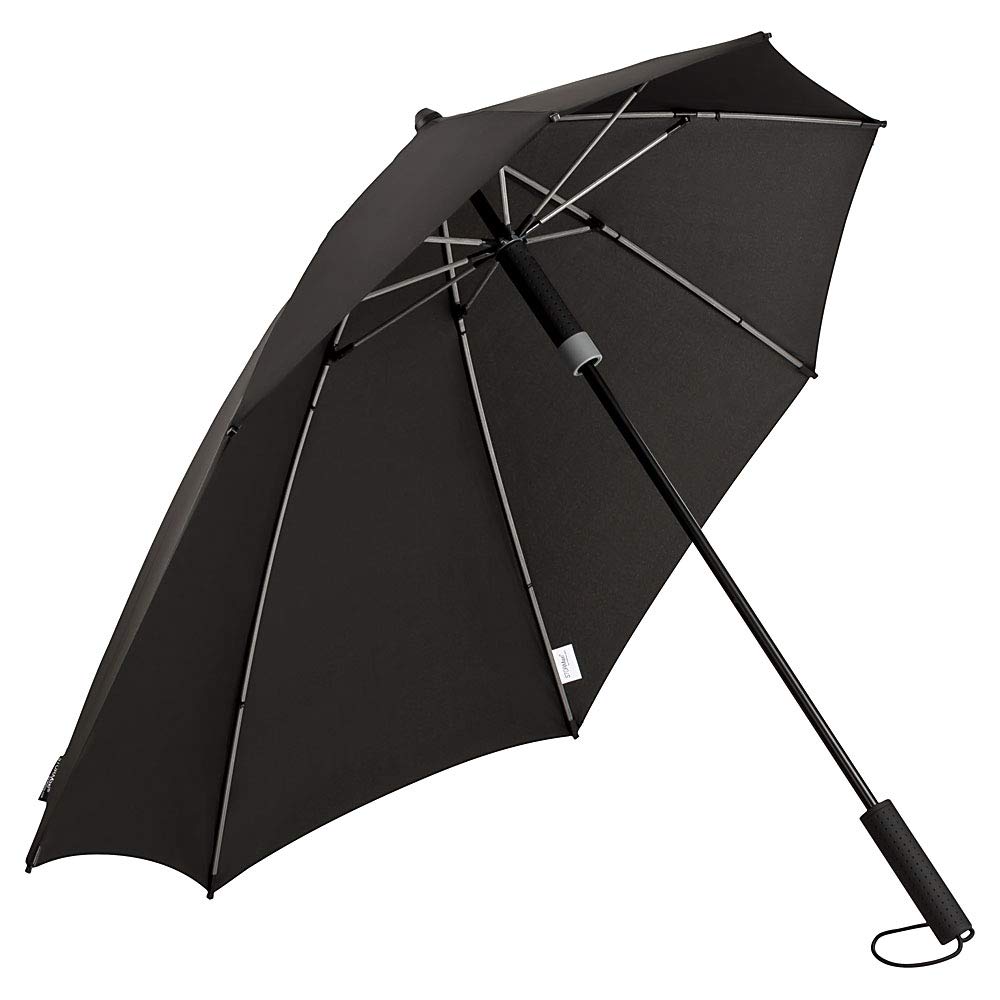 VON LILIENFELD® Umbrella Storm Proof Special Shape Men Women Alex Grey