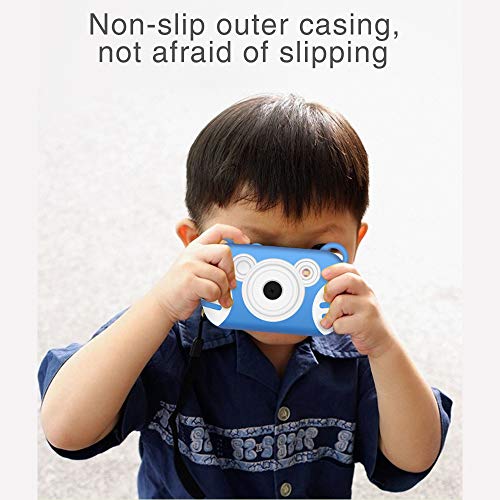 Underwater Camera for Kids, HD 1080P Waterproof Kids Camera, Video Recorder Action Preschool Camera, 8X Digital Zoom Camera with Flash & Microphone Sticker