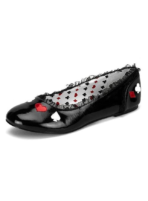 Rockabilly Ballerinas schwarz 37, 37