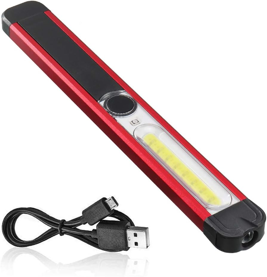 Led Taschenlampe Usb Aufladbar Mit Magnet Magnet Arbeitsleuchte, Uong Taschenlampe LED Magnet USB Aufladbar