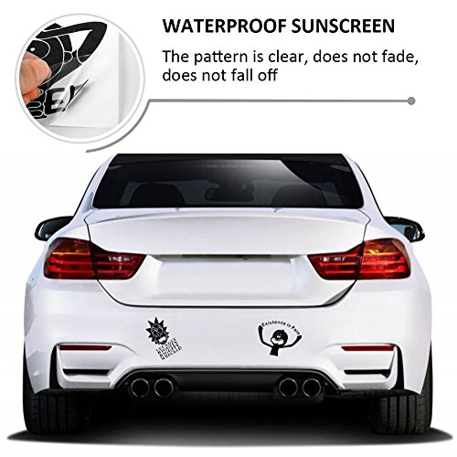 Car Window Vinyl Stickers Decal, Tearcam Cartoon Decorative Banner Stickers for Car, Glass, Wall, Van, SUV, Skateboard, Window, Laptop