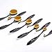 Duorime Makeup Brushes 10Pcs Toothbrush Design Oval Makeup Brush Foundation Powder Blending Brush Tool Kit