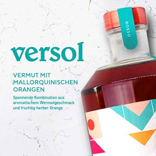 LAUX Versol Rosso - Premium Roter Wermut mit mallorquinischen Orangen - Lieblich, Süße Noten & Mildes Aroma - Hochwertige Zutaten - 18% Vol. & 0,75 L – Bild 2