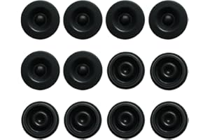 Fenaetimo 12Pcs Rubber Grease Plugs Hub Dust Cap, Trailer Hub Bearing Dust Caps, Trailer Axle Wheel Hub Cap for Trailer Dexter Lube RV Camper