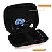 Fintie PU Leather Coated Hard EVA Shockproof Carring Case for Seagate Backup Plus Slim, WD My Passport, Toshiba Canvio Basics, Canvio Connect, Canvio Slim II 2.5 inch External Hard Drive, Rose Gold