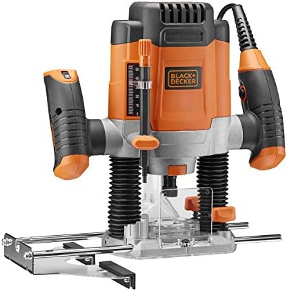 Fresadora elétrica 1200W, velocidade variável 8.000-28.000 rpm, profundidade de corte 55mm, trava do eixo, acessórios incluídos, KW1200E-QS