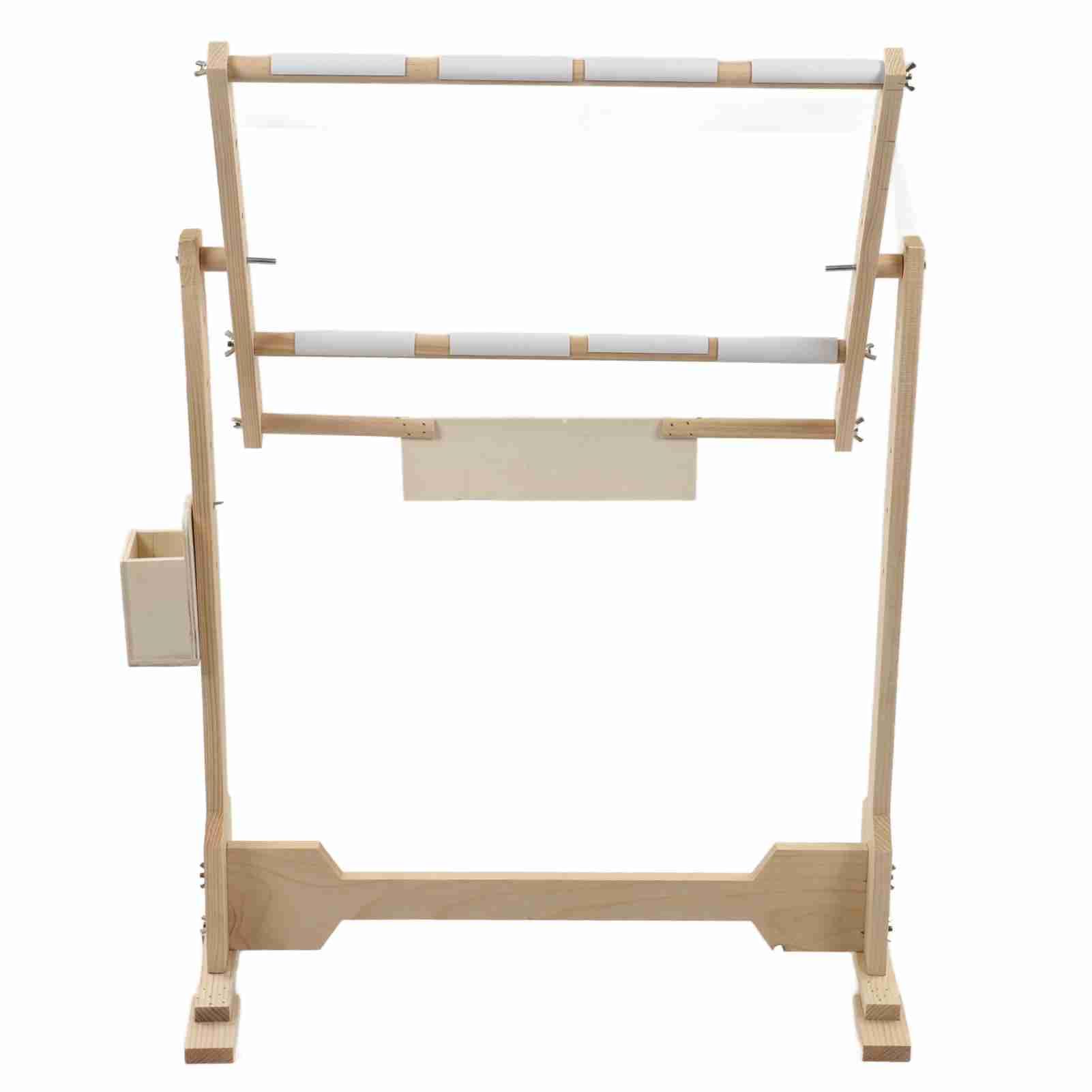 Frame Embroidery Floor Stand, Adjustable Cross Stitch Frame Stand Cross Stitch Floor Stand Cross Stitch Frames and Stands with 5 Adopted Height Level for Sewing and Hanging Crafts(41-68)
