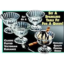 SET OF FOUR ICE CREAM CUPS - SET OF 4 ICE CREAM CUPS