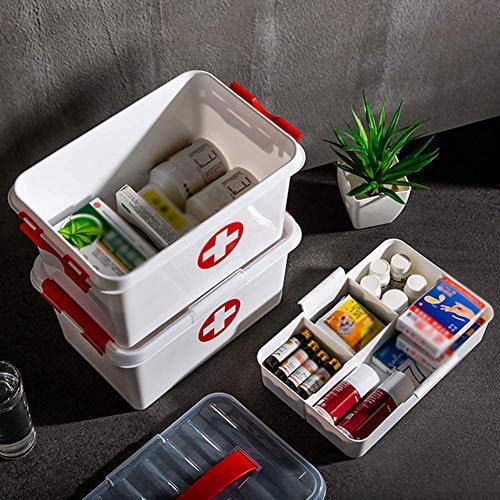 Large Capacity Medical Box and First Aid Kit Portable Medicine