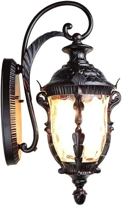 Zkciss Industrielle wasserdichte Rost Wandleuchte Veranda Lampe