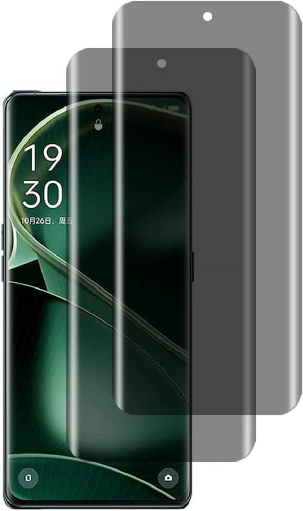 [2 Pack] Anti-Spy Screen Protector for Realme GT 6/ Realme GT 6T- Full Screen Privacy Screen Protector, 3D Tempered Glass Film, 9H Hardness Anti-Peeping Full Coverage Protector Anti Scratch Screen