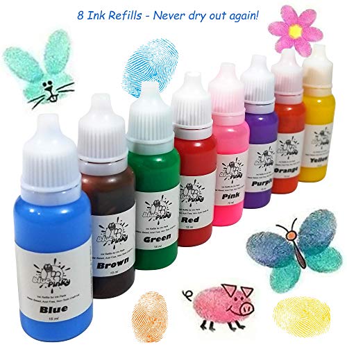 Washable Stamp Pads for Kids Arts and Crafts Jumbo NonToxic Ink with