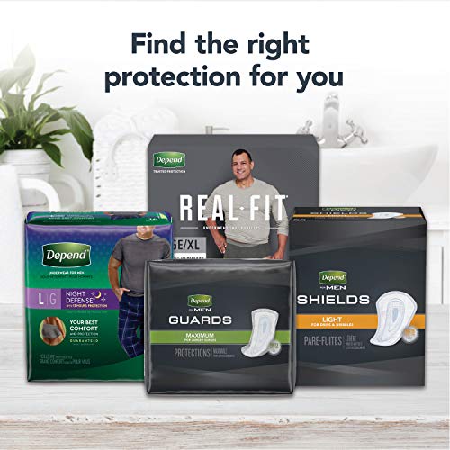 Depend Incontinence Guards/Incontinence Pads for Men/Bladder Control