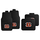 Fanmats Cincinnati Bengals Set of 4 Car Mats for