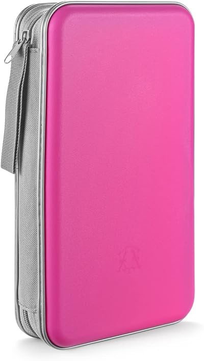 LIOVODE DVD Case 96 Capacity CD Case Holder Storage Organizer