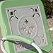 Coral Coast Paradise Cove Retro Metal Arm Chair