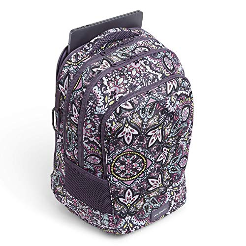 Vera Bradley Recycled Lighten Up Reactive XL Backpack, Bonbon Medallion
