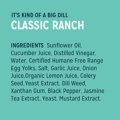 Sir Kensington's Ranch for Dipping or Dressing Classic Ranch Non-GMO, Dairy Free, Sugar Free, Keto Certified 9 oz 2 count
