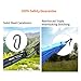 HODGSON Camping Hammock XL Double Hammock with Heavy Duty 14 Loops Tree Straps & Air Pillow, Portable Parachute Nylon Hammock for Backpacking, Travel, 118” x 78” (Black)