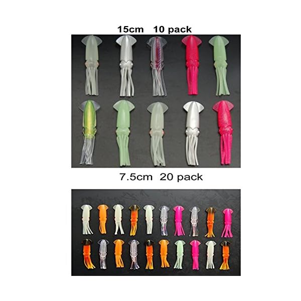 Shaddock-Fishing-75CM-18CM-Glow-Soft-Fishing-Octopus-Squid-Skirts-Lures-Tackle-Fishing-Lure-Fish-Fluke-Lures-Luminous-Baits-Pack-of-8-20PCS
