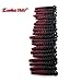 Eunice Prelooped Crochet Twist 10 Inch Toni Curl Crochet Hair Short Bouncy Twist Small Curly Crochet Braids 20 Strands/Pack 3 Pscks/Lot(10 inch toni, ombre burgundy)
