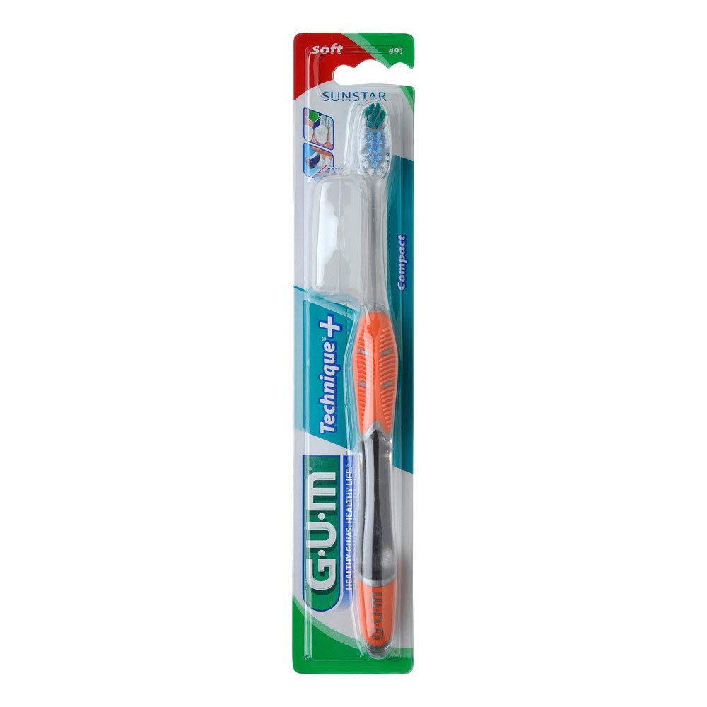 Gum Technique Compact Toothbrush Soft 1 Toothbrush