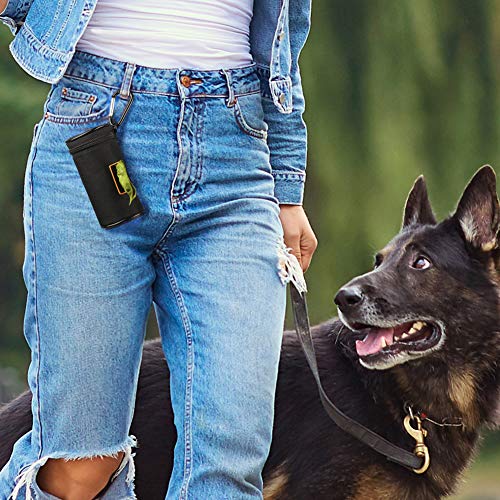 MalsiPree Dog Poop Bag Holder Leash Attachment, Dog Waste Bag Dispenser
