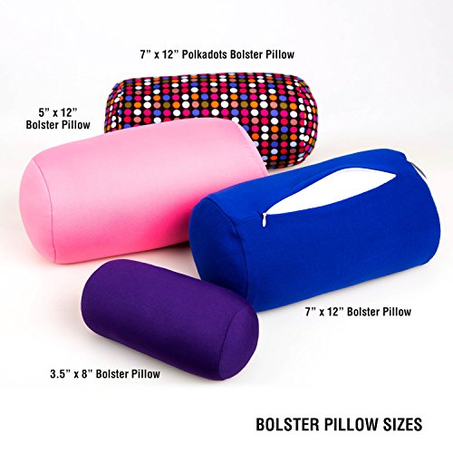 Cushie Pillows 7 Inches X 12 Inches Microbead Bolster Import It All