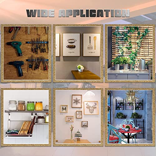 40 Pieces Picture Hangers Super Hooks, PinCute Hercules Hooks Drywall