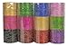 MUCHMORE Bollywood Fashion Plain Indian Bangles Box 12 Color Partywear Bangles Traditional Jewelry (2.8 Inches)