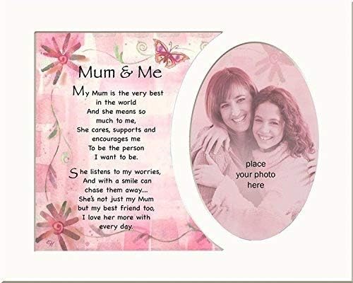 Homestreet GiftsMemory Mounts Mum & Me Gift For A Photo Frame 10 x 8 Inch