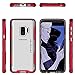 Ghostek Cloak Shockproof Case Supports Wireless Charging Designed for Galaxy S9 2018 (5.8 Inch) - (Red)