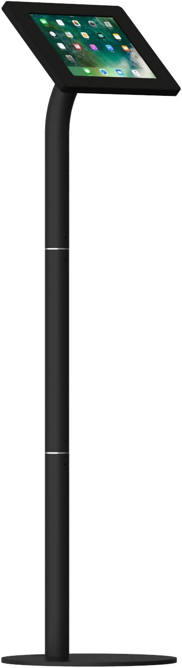 VidaMount Black Home Button Covered Enclosure and Floor Stand [Bundle] Compatible with iPad Pro 10.5" & Air 3rd Gen
