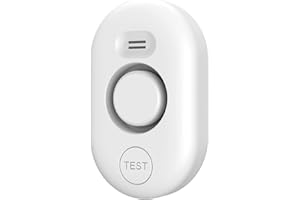 WD61 Water Leak Detector for Home, Support Pair with METAK W13 WiFi Gateway (Sold Separately) for App Notification, Flood/Drip Sensor Alarm for Basement/Kitchen/Bathroom/Laundry Room,Sink/Drain/Pipe