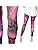 Kukubird Printed Patterns Women's Yoga Leggings Gym Fitness Running Pilates Tights Skinny Pants Size 6-10 Stretchable-Neon Sport