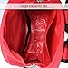 First Aid Bag - EMT Medical Backpack Large Empty Emergency Treatment Backpacking Storage Organizer Travelling Camping Cycling Hiking Car (Red)