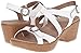 Dansko Women's Julie White Leather Wedge Sandal