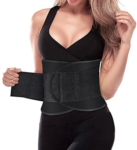 Waist Trainer Belt - Unisex Waist Cincher, Postpartum Women Slimming Body Shaper Belt (L)