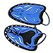 Global-store Professional Swim Training Paddles Hand Paddles Power Paddles Swimming Training Aid Flat Paddles for Children (Blue, S)