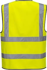Portwest C375 Hi-Vis Band and Brace Safety Vest Yellow Medium view 2
