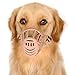 Alfie Pet - Gabby Adjustable Quick Fit Plastic Muzzle - Color: Beige, Size: L