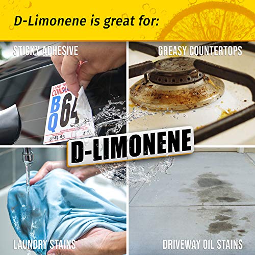 100% Pure D-Limonene Citrus Orange Oil Extract Best Natural Solvent Extracted from Orange Peels (Citrus Cleaner Degreaser & Deodorizer) (22.5 oz)