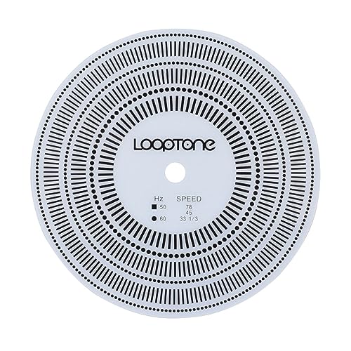 LoopTone LP Vinyl Turntables Tachometer Disc And Strobe Light