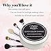 Dream Beauty Box Makeup Brush Cleaner Kit - As Featured In GLAMOUR Magazine - Pink, Silicone Makeup Brush Cleaning Mat/Glove & Quick Color Change Dry Sponge - Instantly Removes Color From Brushes, S