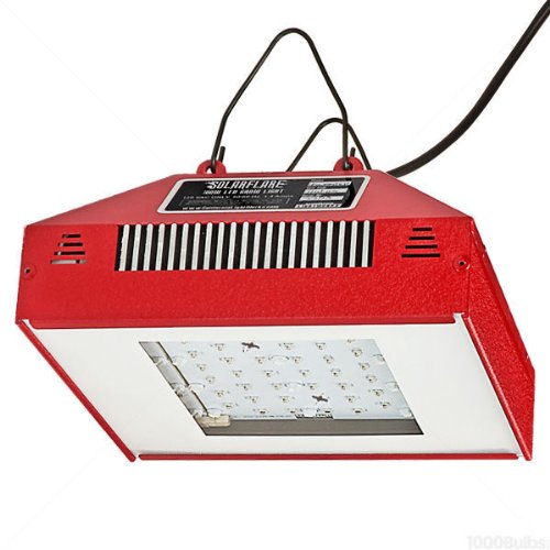 SolarFlare VegMaster 110 LED Grow Light - 85 Watts - 90 to 277 Volts - 80000 Life Hours - 3 Year Warranty - California Lightworks CLW-SF-110-VM