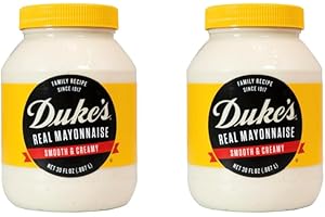 Mayonnaise 30 oz (Pack of 2) Jar Smooth & Creamy (Total of 60 oz) W/Exit 28 Bargains Sticker Real Mayonnaise