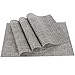 Zupro Placemats Set of 4 for Kitchen Dining Table Washable Braided Table Mats Heat-Resistant Placemats Non-Slip Woven PVC Vinyl Place Mats for Everyday use or Holidays Dinner BBQs 18